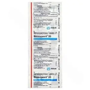 Biosuganril 20mg (Serratiopeptidase)