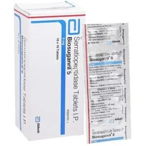 Biosuganril 5mg (Serratiopeptidase)