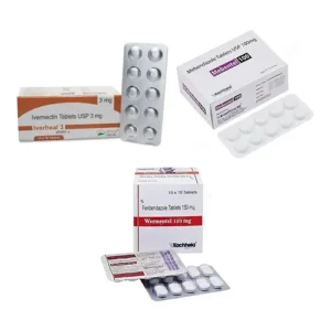 Fenbendazole 150+Mebendazole 100+Ivermectin 3