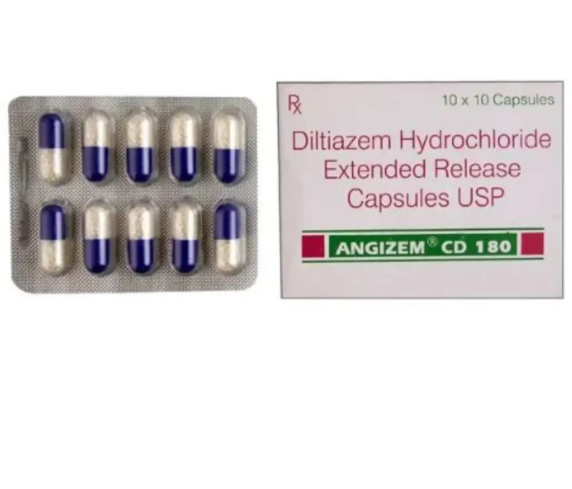 Angizem CD 180mg (Diltiazem)