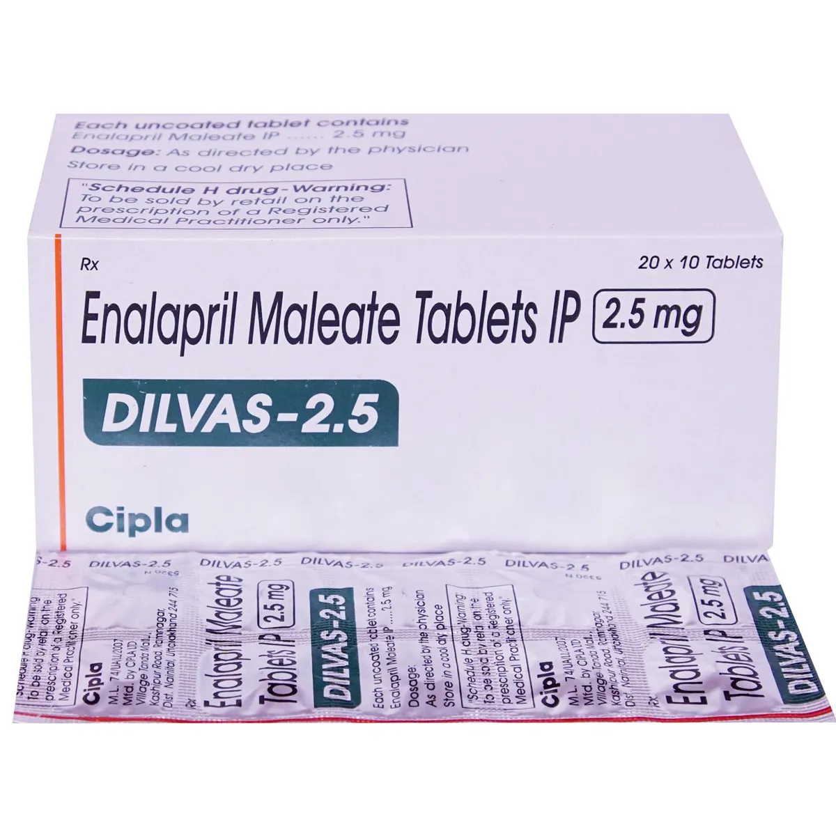 Dilvas 2.5mg (Enalapril)