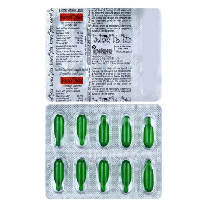Karvol Plus (Menthol/Terpinol/Eucalyptol)